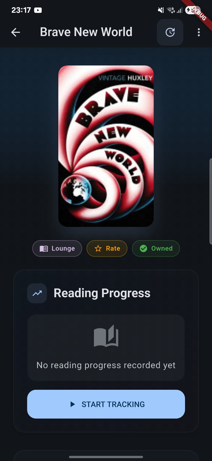 Bookcase App Screenshot